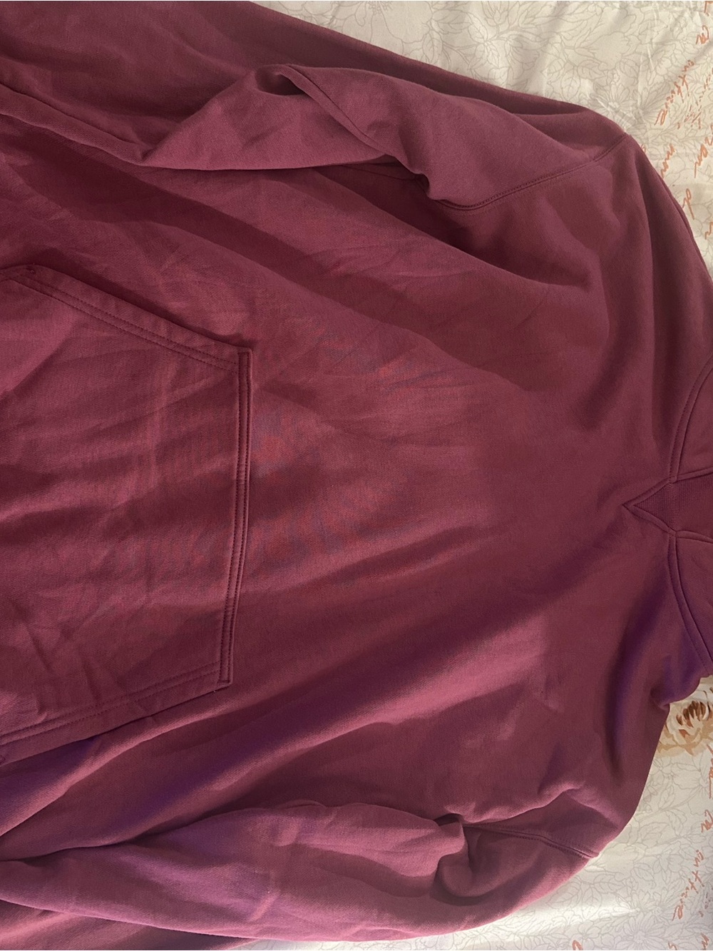 GAP Women's Maroon Pullover Hoodie Sweatshirt